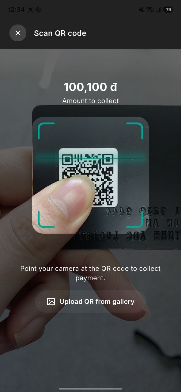 QR scan camera