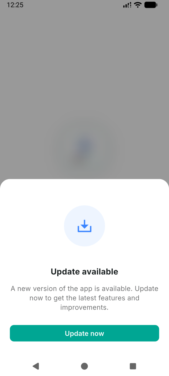 Required update — Update now only