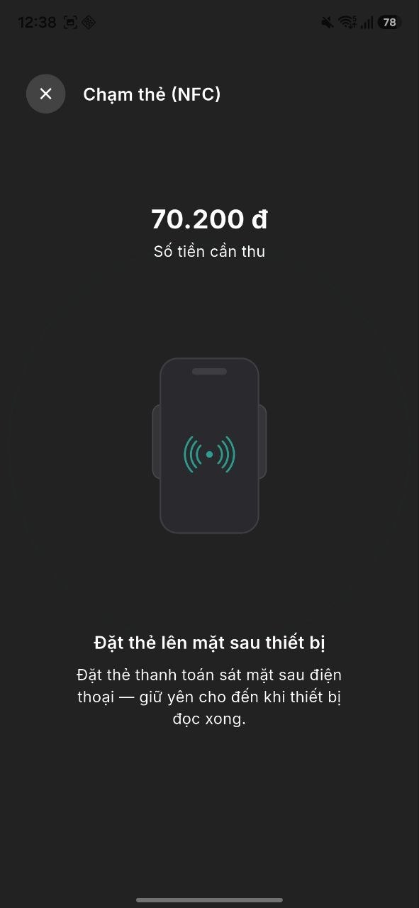 Chạm thẻ NFC